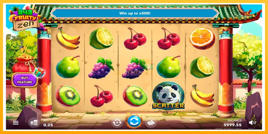 Máquina de jogos 243 Fruity Zen - chance de ganhar dinheiro, foto 1