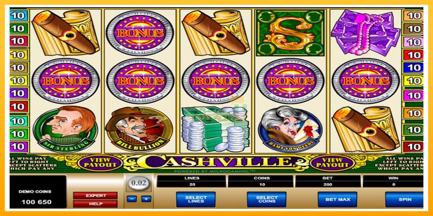 Máquina de jogos Cashville - chance de ganhar dinheiro, foto 1