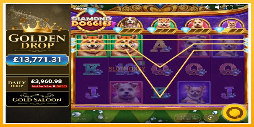 Máquina de jogos Diamond Doggies - chance de ganhar dinheiro, foto 2