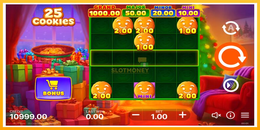 Máquina de jogos 25 Cookies: Hit the Bonus - chance de ganhar dinheiro, foto 2