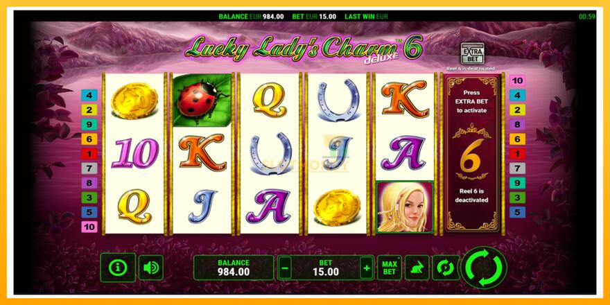 Máquina de jogos Lucky Ladys Charm Deluxe 6 - chance de ganhar dinheiro, foto 2