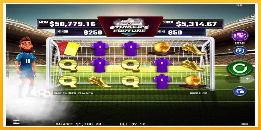 Máquina de jogos Strikers Fortune - chance de ganhar dinheiro, foto 1