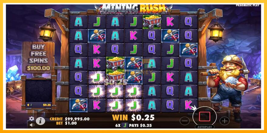 Máquina de jogos Mining Rush - chance de ganhar dinheiro, foto 3