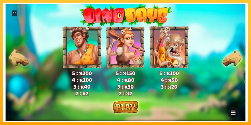 Máquina de jogos Dino Days - chance de ganhar dinheiro, foto 6