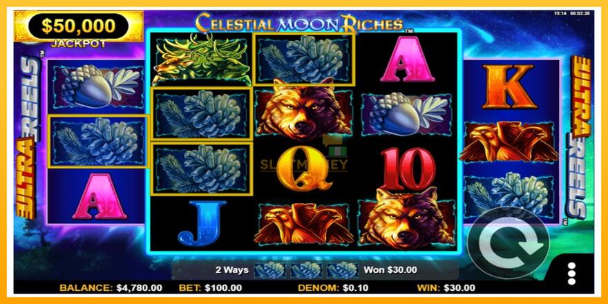 Máquina de jogos Celestial Moon Riches - chance de ganhar dinheiro, foto 4