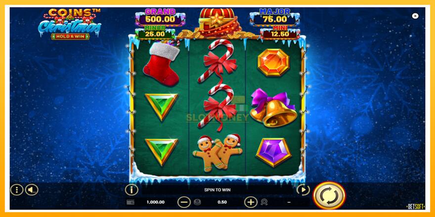 Máquina de jogos Coins of Christmas - chance de ganhar dinheiro, foto 2