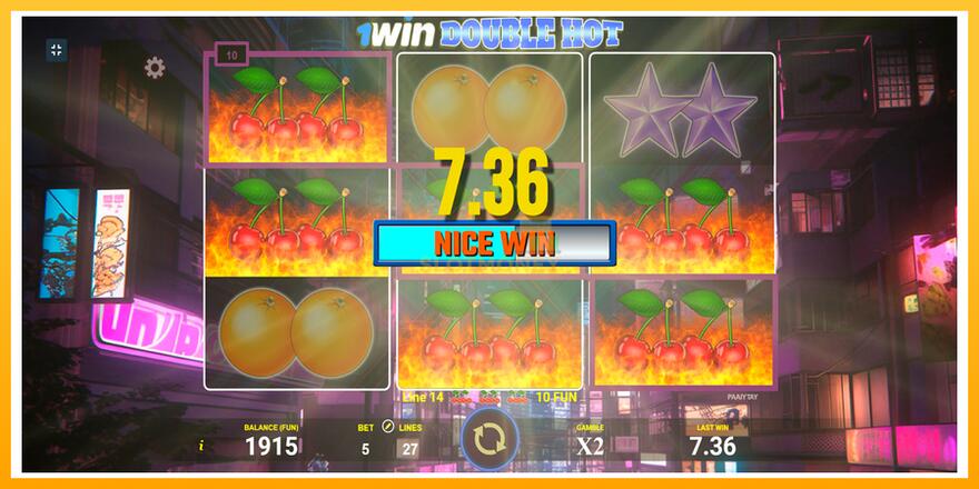 Máquina de jogos 1win Double Hot - chance de ganhar dinheiro, foto 2