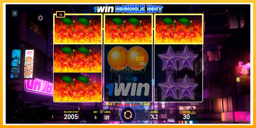 Máquina de jogos 1win Double Hot - chance de ganhar dinheiro, foto 4