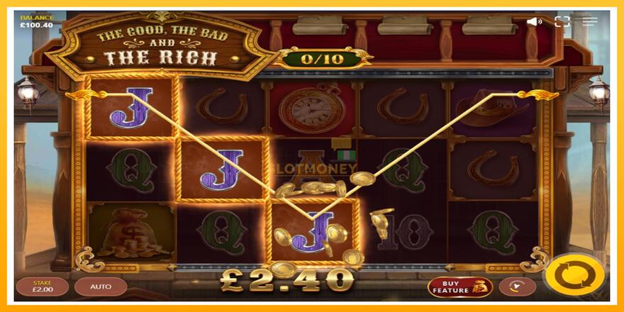 Máquina de jogos The Good The Bad and The Rich - chance de ganhar dinheiro, foto 2