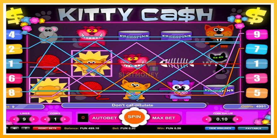 Máquina de jogos Kitty Cash - chance de ganhar dinheiro, foto 4