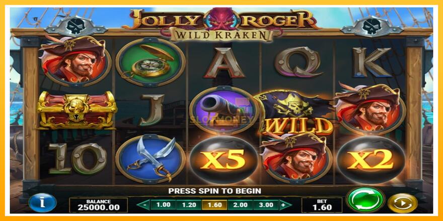 Máquina de jogos Jolly Roger Wild Kraken - chance de ganhar dinheiro, foto 1