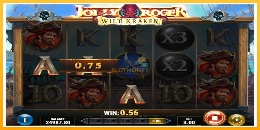 Máquina de jogos Jolly Roger Wild Kraken - chance de ganhar dinheiro, foto 2