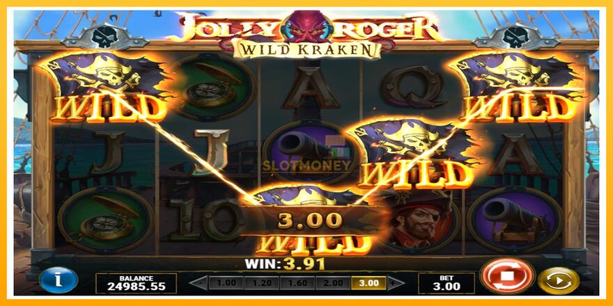 Máquina de jogos Jolly Roger Wild Kraken - chance de ganhar dinheiro, foto 3