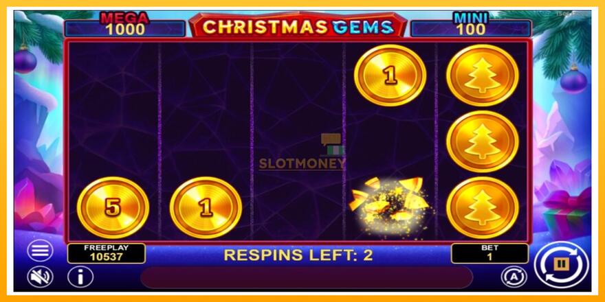 Máquina de jogos Christmas Gems Hold & Win - chance de ganhar dinheiro, foto 5