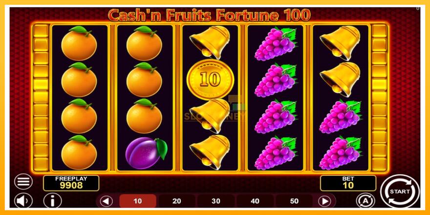 Máquina de jogos Cashn Fruits Fortune 100 - chance de ganhar dinheiro, foto 3