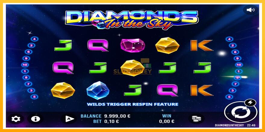 Máquina de jogos Diamonds In The Sky - chance de ganhar dinheiro, foto 1