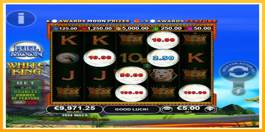 Máquina de jogos Full Moon: White King PowerPlay Jackpot - chance de ganhar dinheiro, foto 3