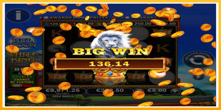 Máquina de jogos Full Moon: White King PowerPlay Jackpot - chance de ganhar dinheiro, foto 4