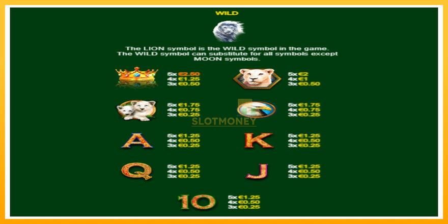 Máquina de jogos Full Moon: White King PowerPlay Jackpot - chance de ganhar dinheiro, foto 6