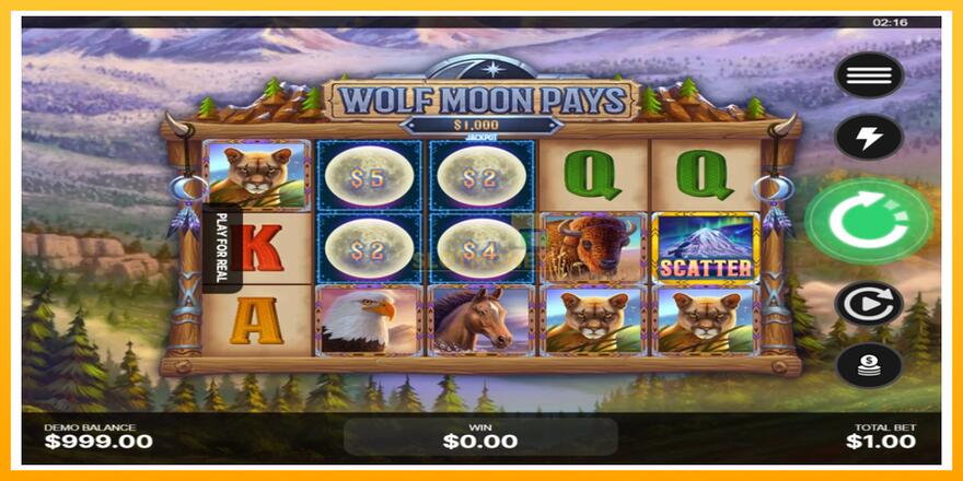 Máquina de jogos Wolf Moon Pays - chance de ganhar dinheiro, foto 2