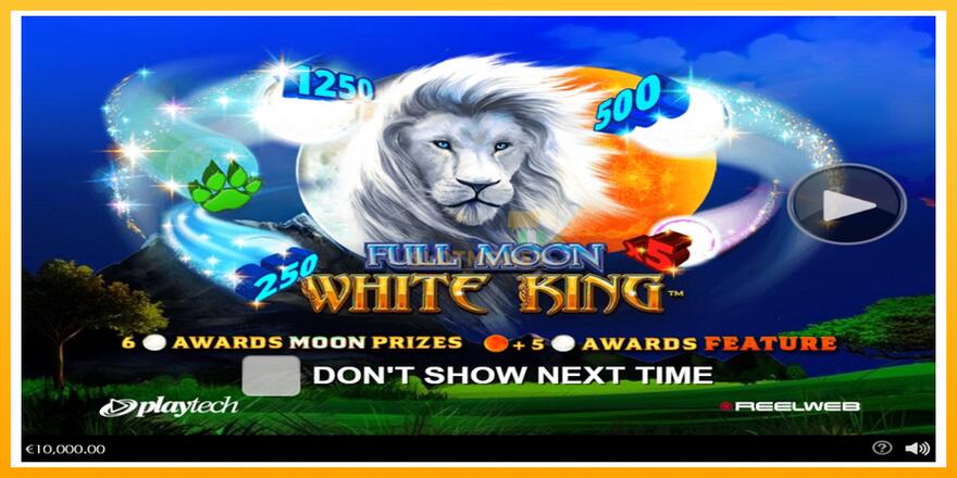 Máquina de jogos Full Moon: White King - chance de ganhar dinheiro, foto 1