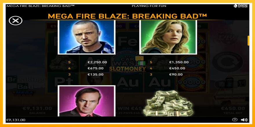 Máquina de jogos Mega Fire Blaze: Breaking Bad - chance de ganhar dinheiro, foto 6