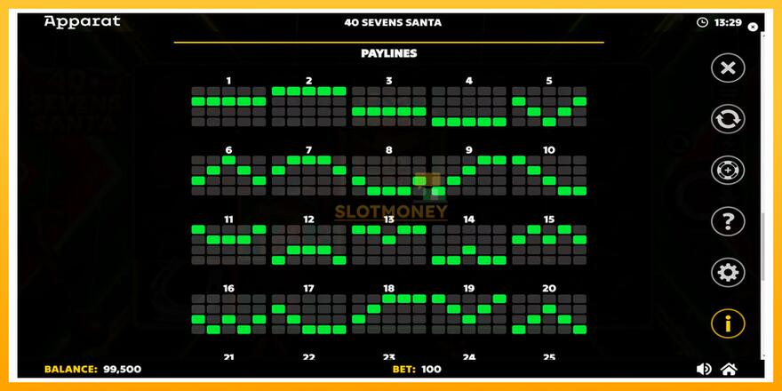 Máquina de jogos 40 Sevens Santa - chance de ganhar dinheiro, foto 7