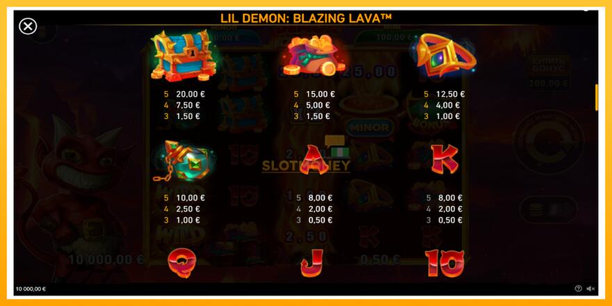 Máquina de jogos Lil Demon Blazing Lava - chance de ganhar dinheiro, foto 5