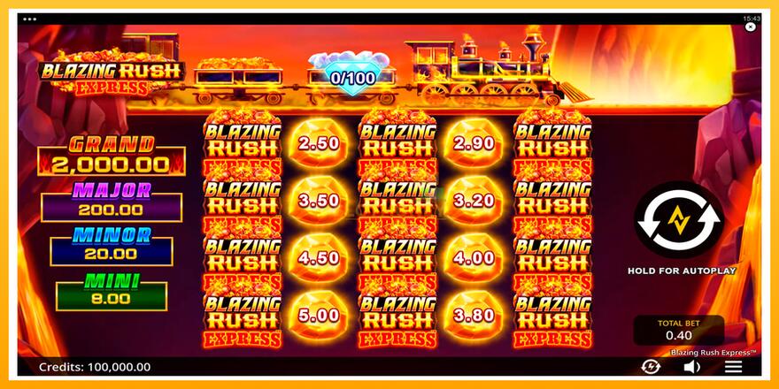 Máquina de jogos Blazing Rush Express - chance de ganhar dinheiro, foto 1