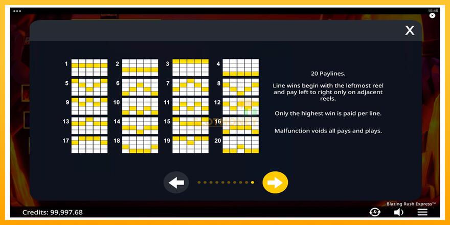 Máquina de jogos Blazing Rush Express - chance de ganhar dinheiro, foto 7