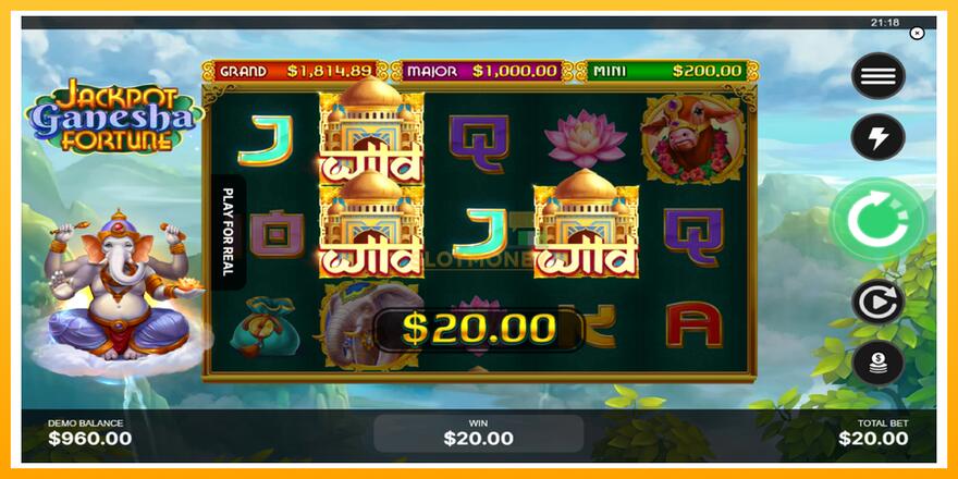 Máquina de jogos Jackpot Ganesha Fortune - chance de ganhar dinheiro, foto 4