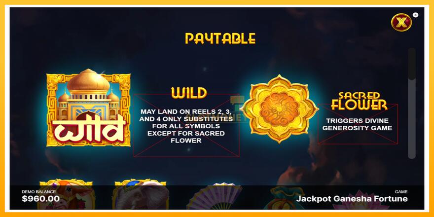 Máquina de jogos Jackpot Ganesha Fortune - chance de ganhar dinheiro, foto 5