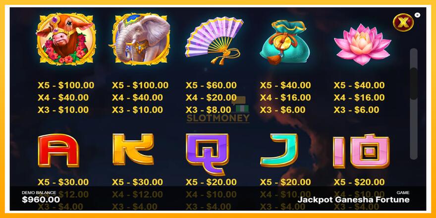 Máquina de jogos Jackpot Ganesha Fortune - chance de ganhar dinheiro, foto 6