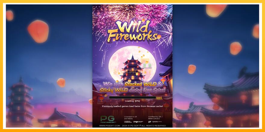 Máquina de jogos Wild Fireworks - chance de ganhar dinheiro, foto 1