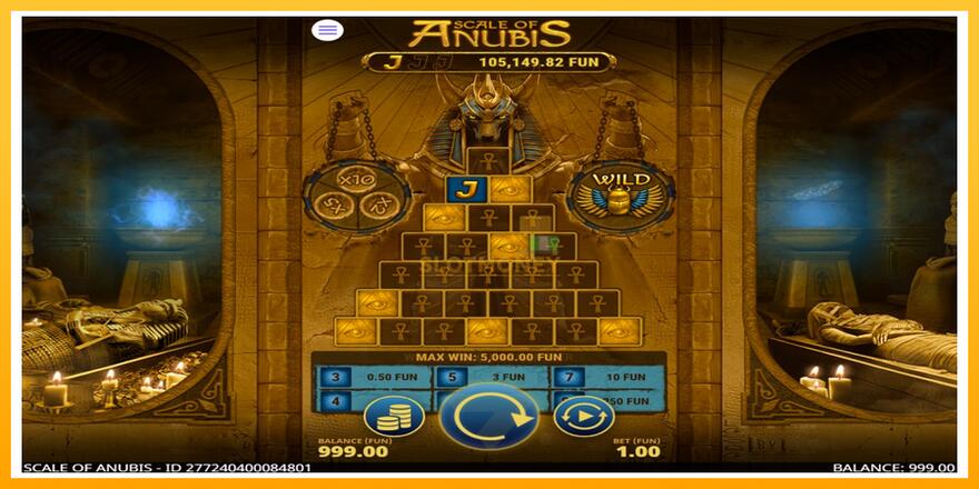 Máquina de jogos Scale of Anubis - chance de ganhar dinheiro, foto 2