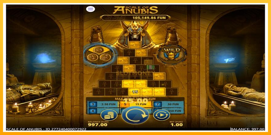 Máquina de jogos Scale of Anubis - chance de ganhar dinheiro, foto 3