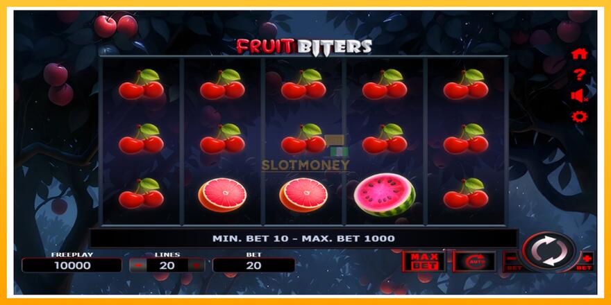 Máquina de jogos Fruit Biters - chance de ganhar dinheiro, foto 1