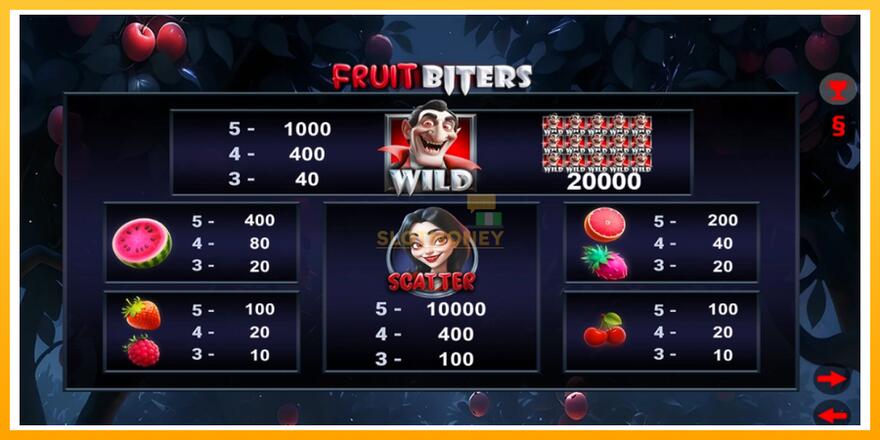 Máquina de jogos Fruit Biters - chance de ganhar dinheiro, foto 4