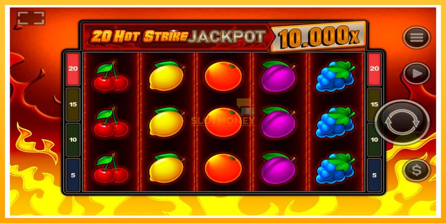 Máquina de jogos 20 Hot Strike Jackpot - chance de ganhar dinheiro, foto 1