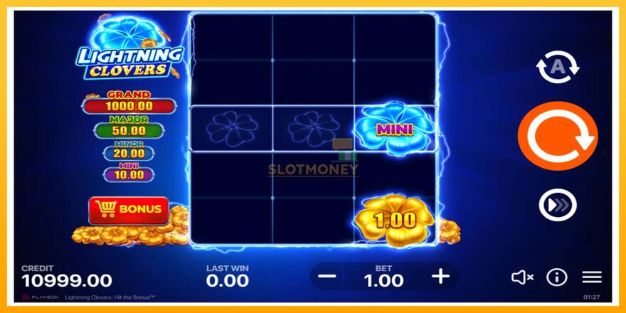 Máquina de jogos Lightning Clovers - chance de ganhar dinheiro, foto 2