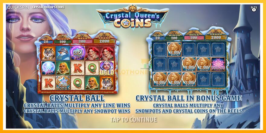 Máquina de jogos Crystal Queens Coins - chance de ganhar dinheiro, foto 1