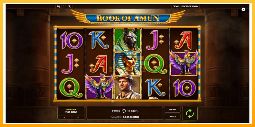 Máquina de jogos Book of Amun - chance de ganhar dinheiro, foto 1