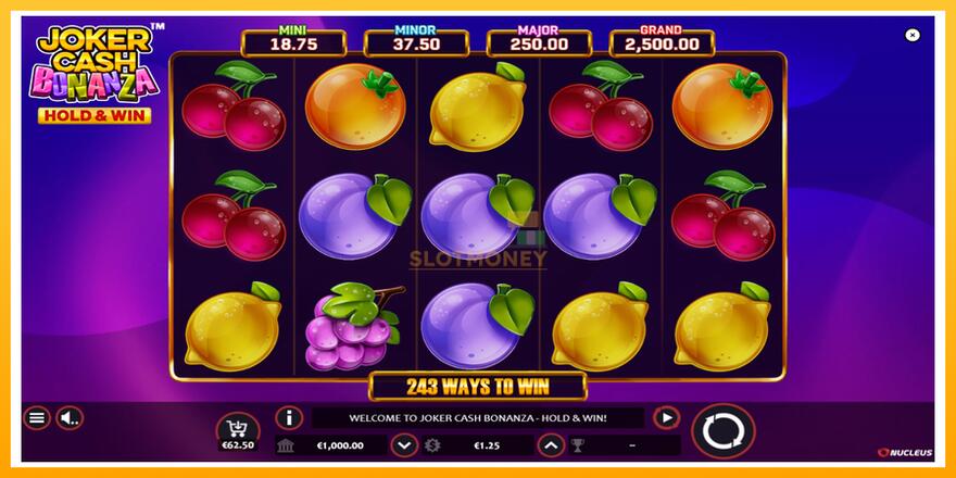 Máquina de jogos Joker Cash Bonanza - Hold & Win - chance de ganhar dinheiro, foto 1