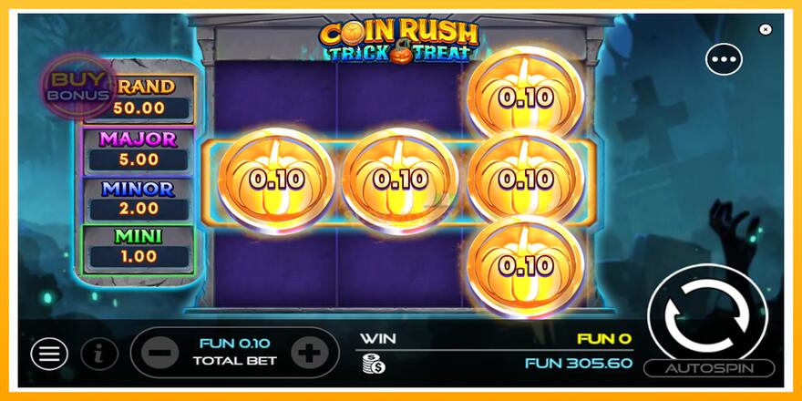 Máquina de jogos Coin Rush: Trick o Treat - chance de ganhar dinheiro, foto 3