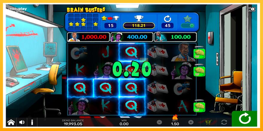 Máquina de jogos Brain Busters - chance de ganhar dinheiro, foto 4