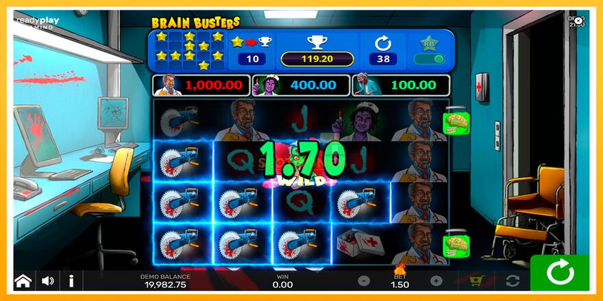 Máquina de jogos Brain Busters - chance de ganhar dinheiro, foto 5