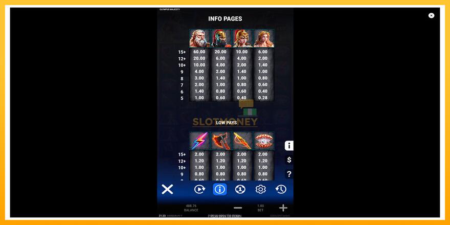 Máquina de jogos Olympus Majesty - chance de ganhar dinheiro, foto 6