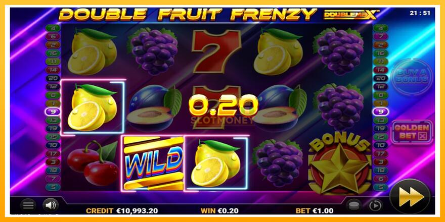 Máquina de jogos Double Fruit Frenzy DoubleMax - chance de ganhar dinheiro, foto 4