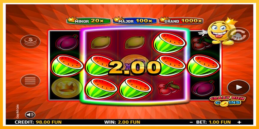 Máquina de jogos Crazy Rich Coins - chance de ganhar dinheiro, foto 3