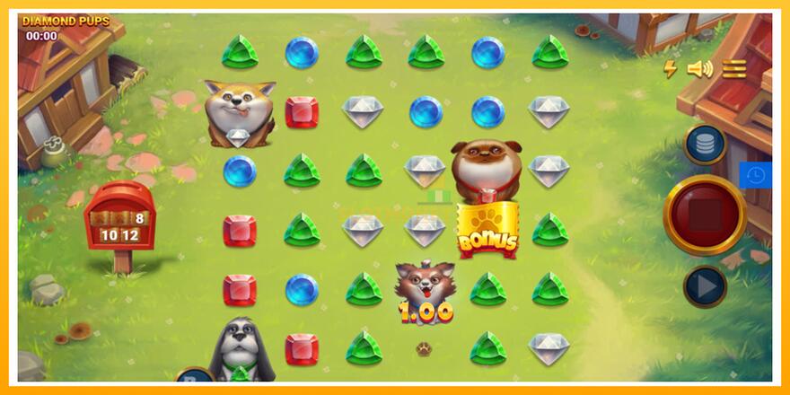 Máquina de jogos Diamond Pups - chance de ganhar dinheiro, foto 3